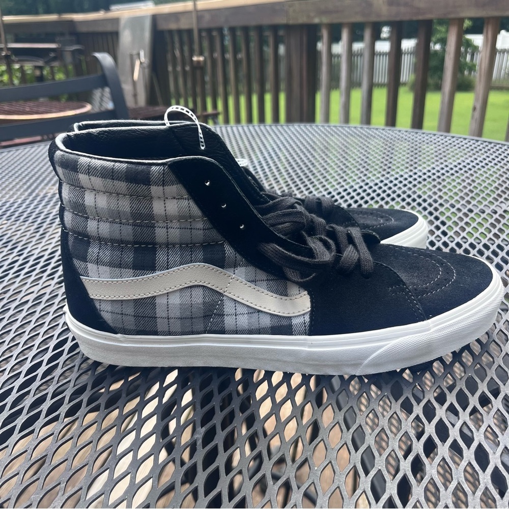 Vans Sk8-Hi Shoes 'Grunge Plaid Multi' Men's Size 12 Women's 13.5 New